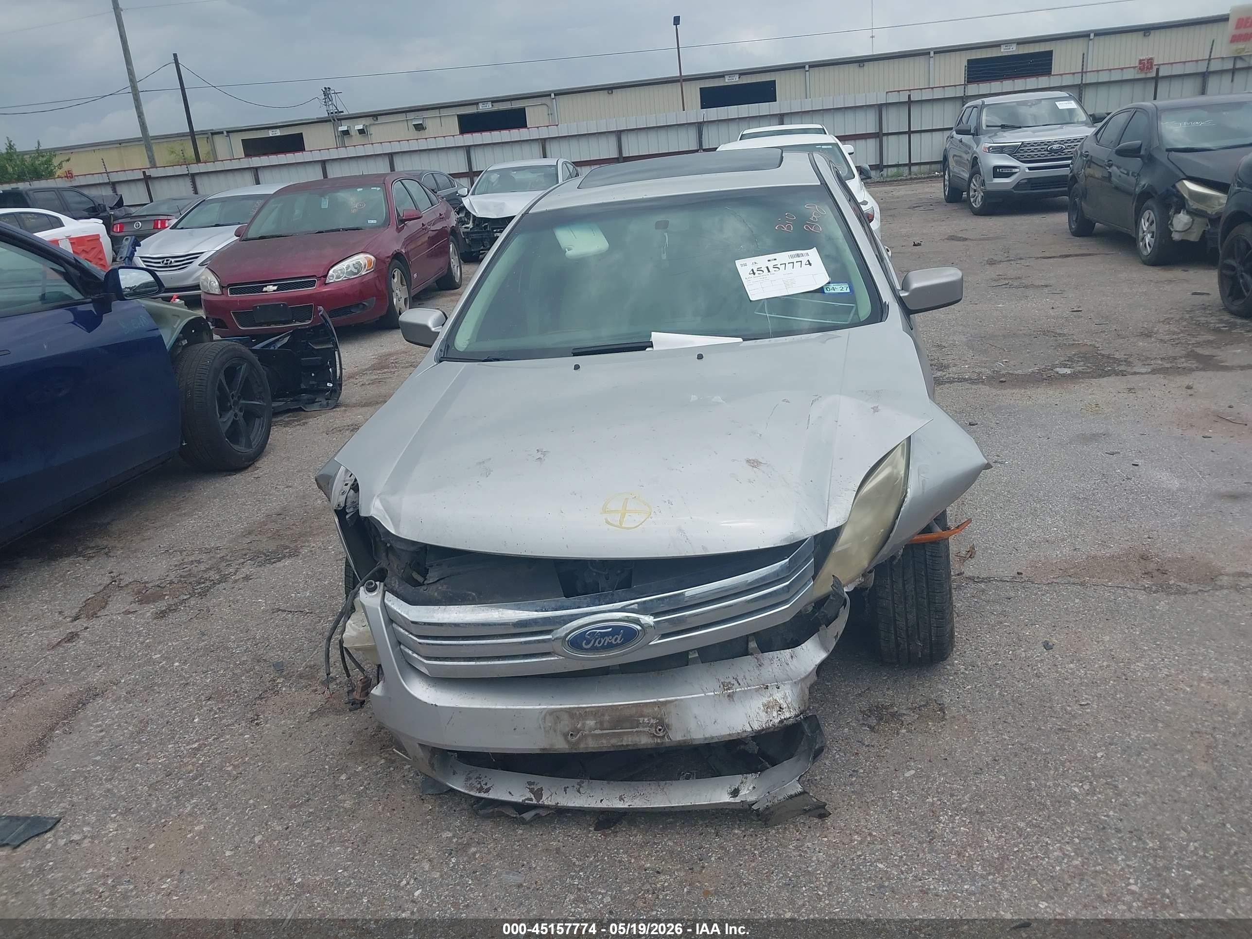 2007 Ford Fusion Se Gray vin: 3FAHP07Z77R174456