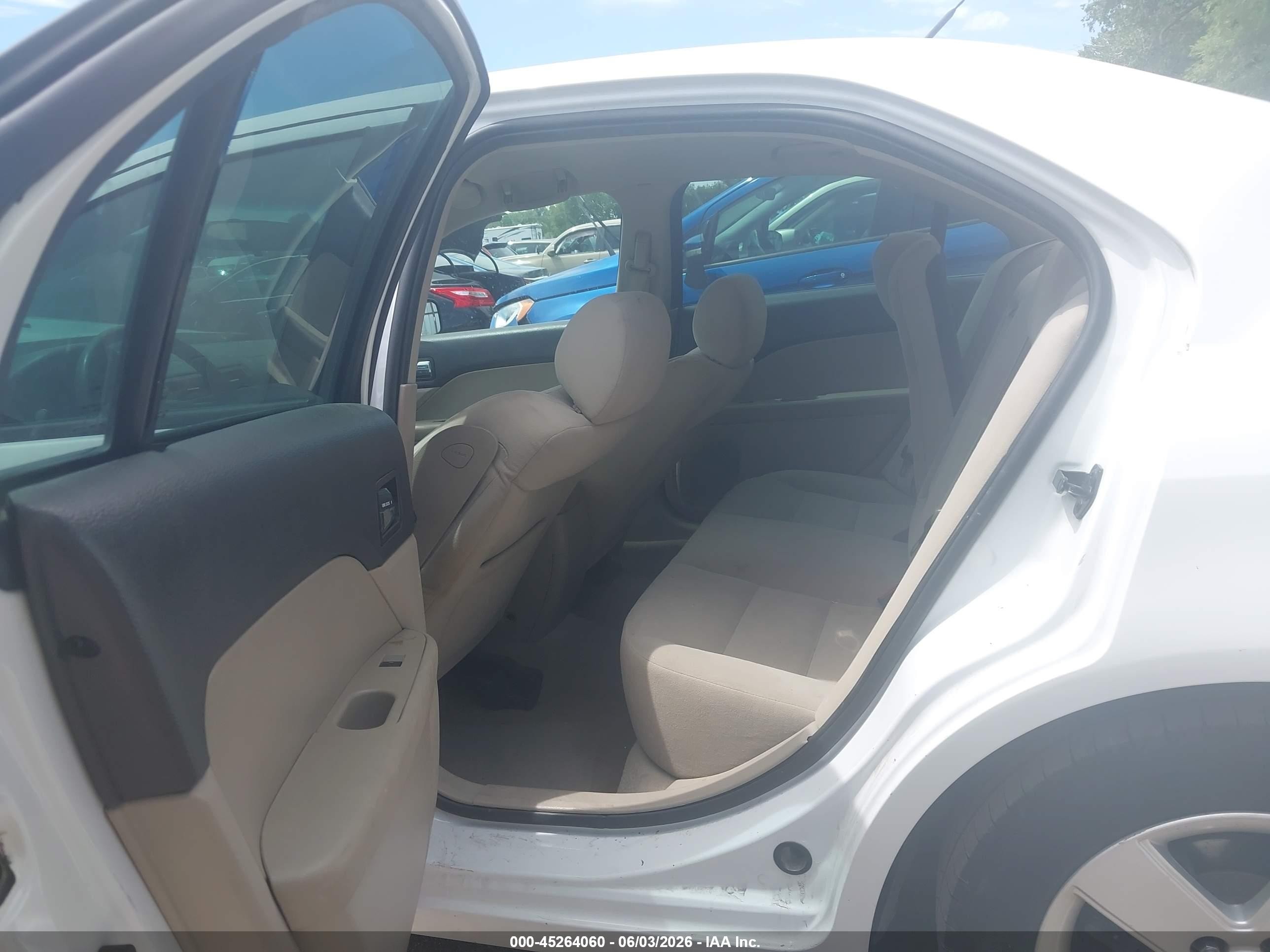 2007 Ford Fusion Se White vin: 3FAHP07Z77R179107