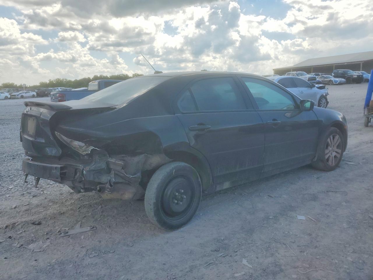 2007 Ford Fusion Se Black vin: 3FAHP07Z77R199616