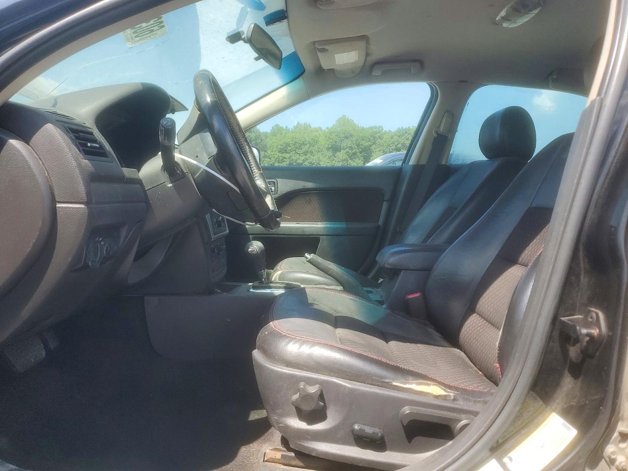 2007 Ford Fusion Se Black vin: 3FAHP07Z77R199616