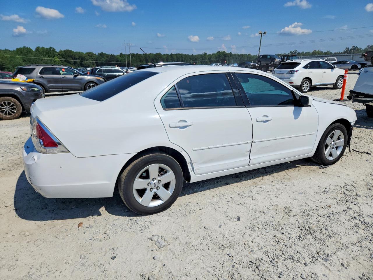 2007 Ford Fusion Se White vin: 3FAHP07Z77R202904