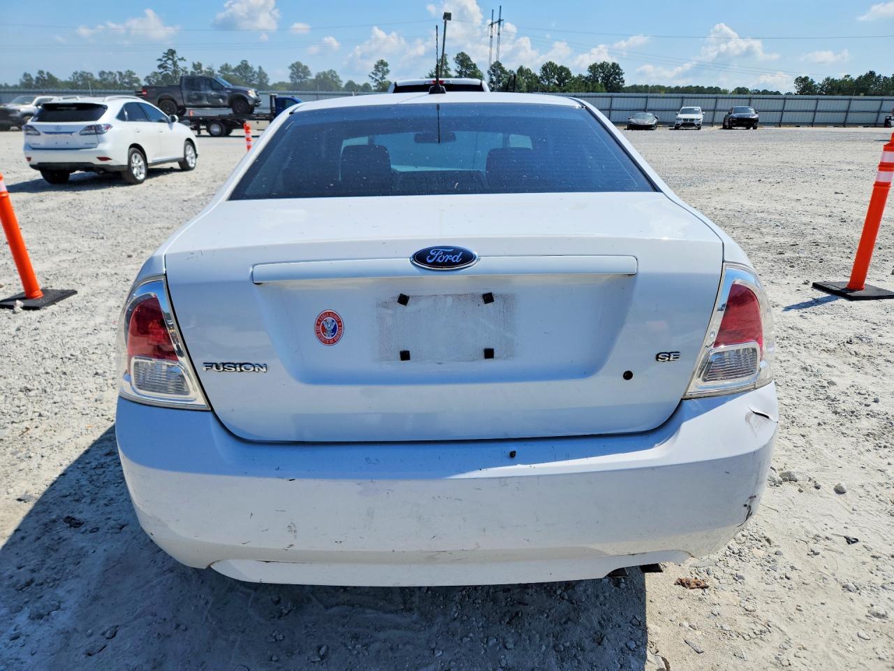 2007 Ford Fusion Se White vin: 3FAHP07Z77R202904
