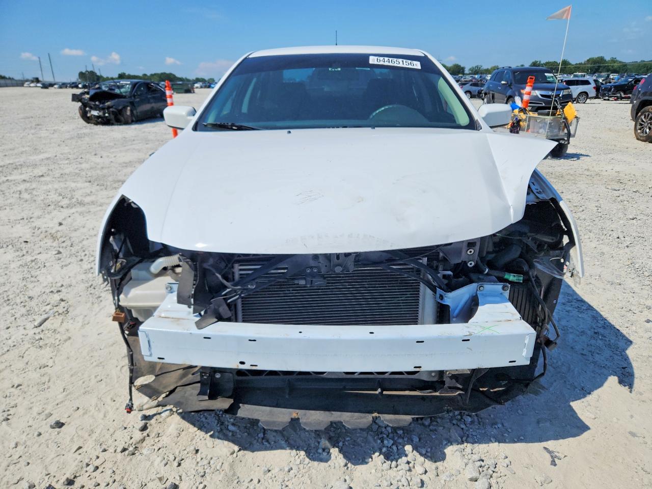 2007 Ford Fusion Se White vin: 3FAHP07Z77R202904