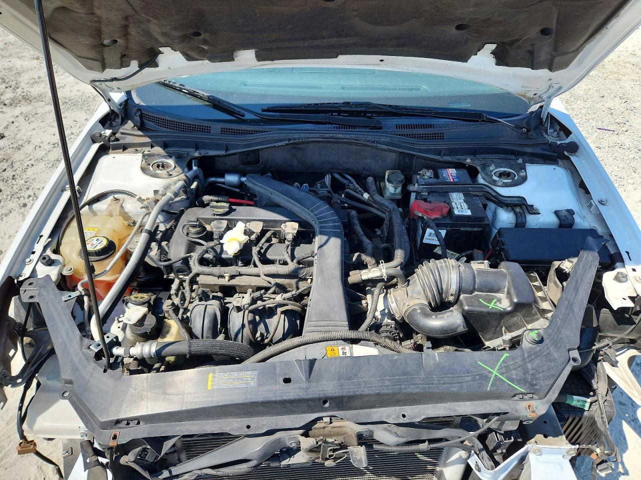 2007 Ford Fusion Se White vin: 3FAHP07Z77R202904