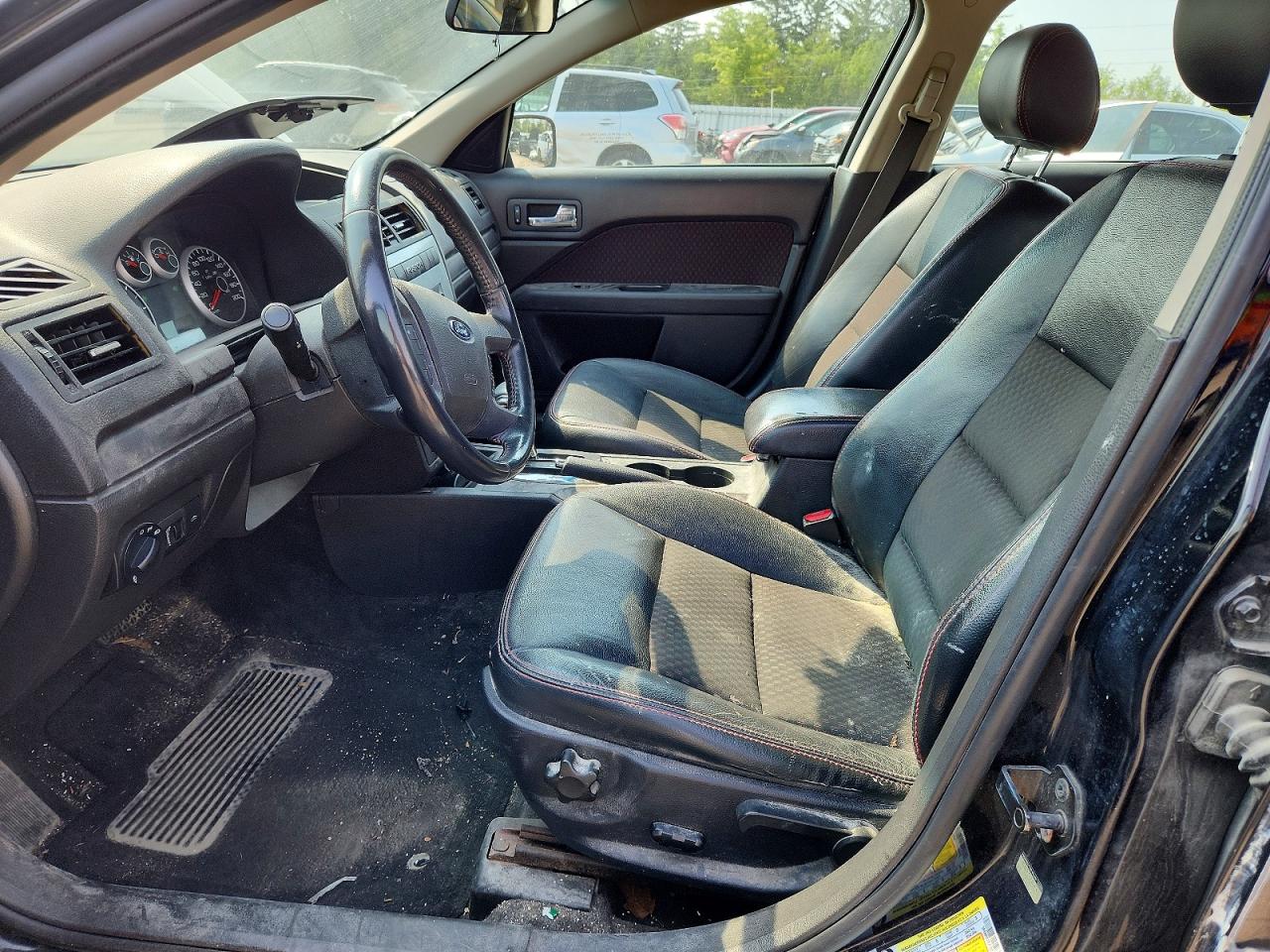 2007 Ford Fusion Se Black vin: 3FAHP07Z77R256171