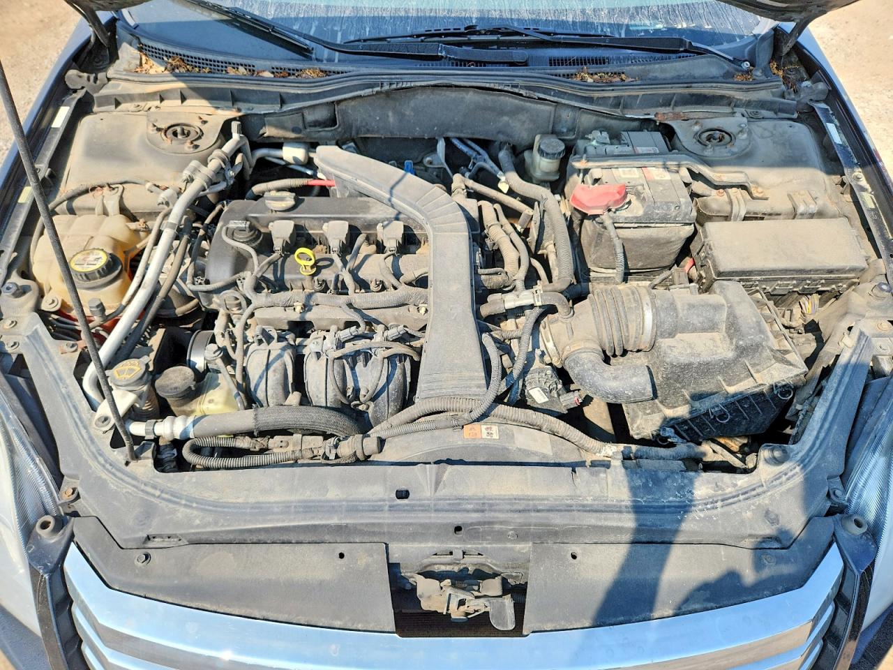 2007 Ford Fusion Se Black vin: 3FAHP07Z77R256171