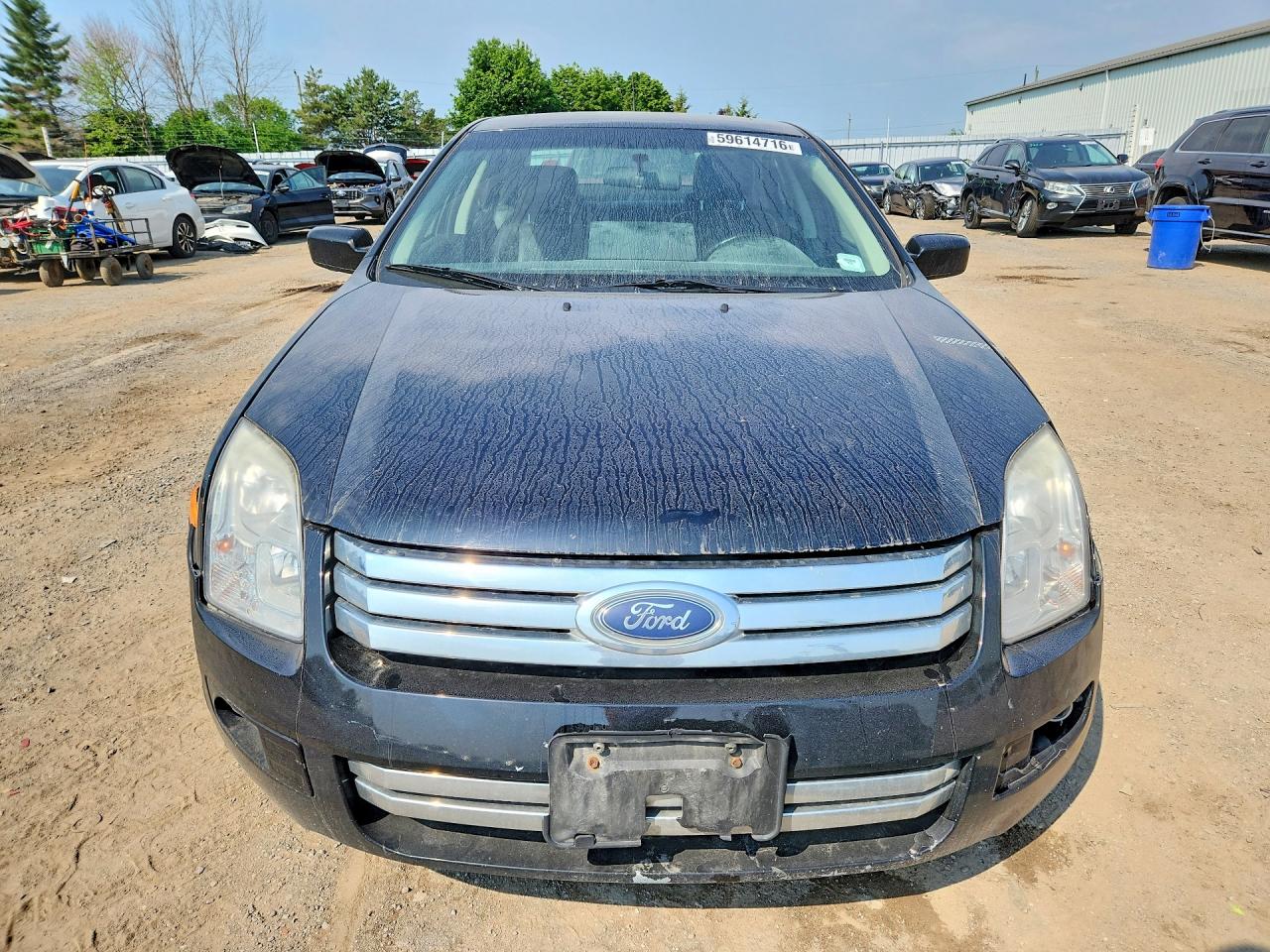 2007 Ford Fusion Se Black vin: 3FAHP07Z77R256171