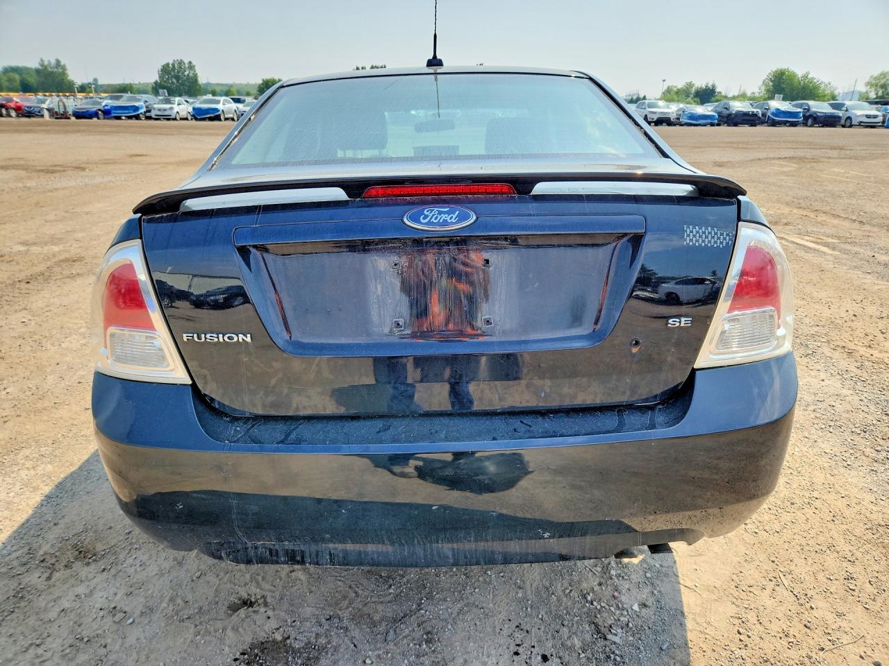 2007 Ford Fusion Se Black vin: 3FAHP07Z77R256171