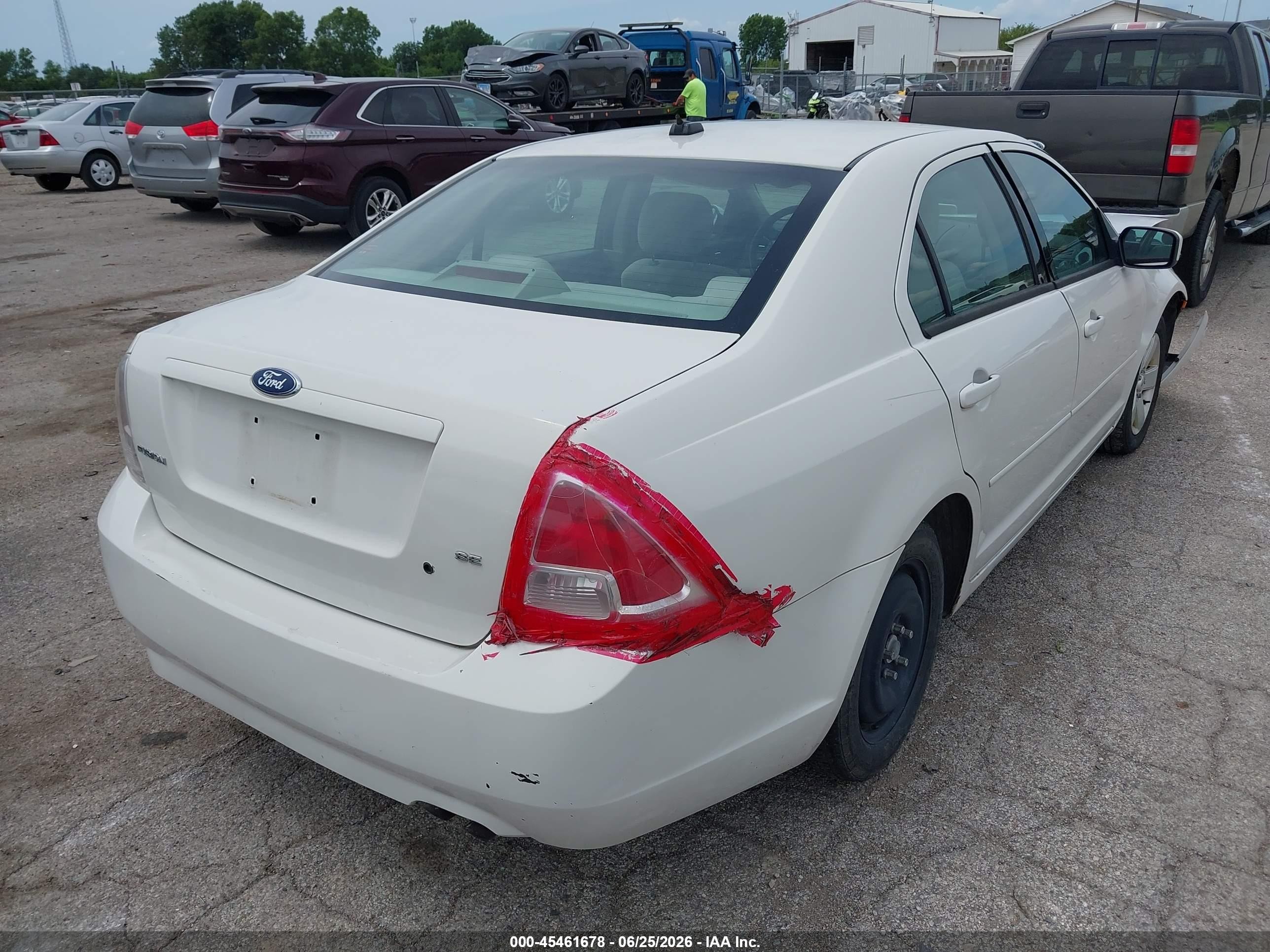 2008 Ford Fusion Se Белый vin: 3FAHP07Z78R128854