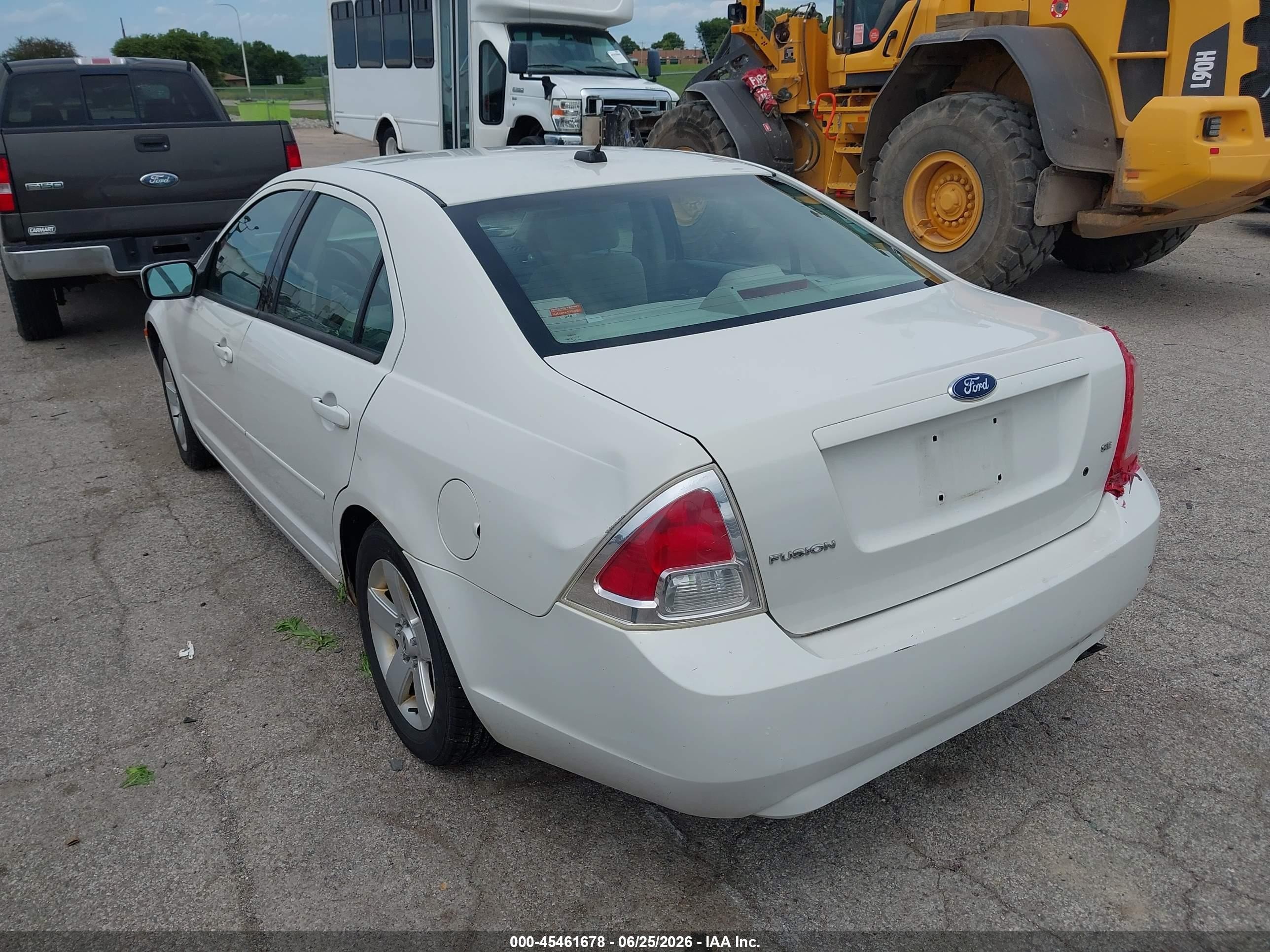 2008 Ford Fusion Se Белый vin: 3FAHP07Z78R128854