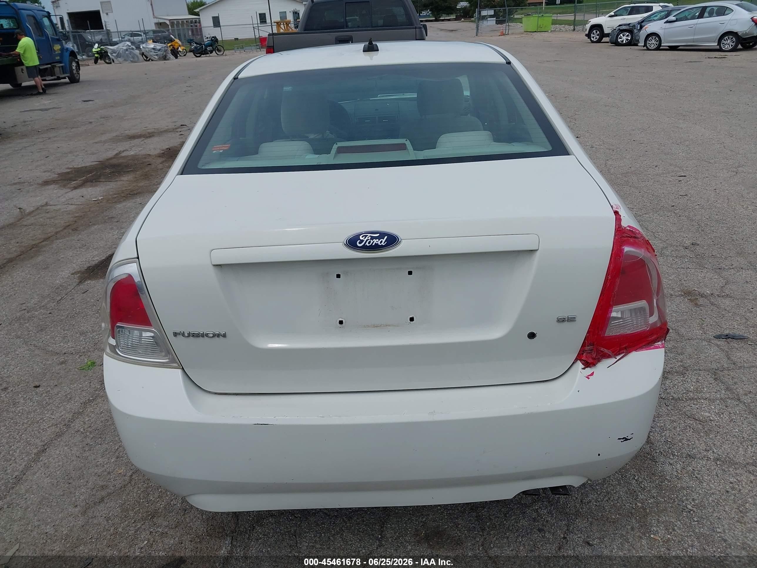 2008 Ford Fusion Se Белый vin: 3FAHP07Z78R128854