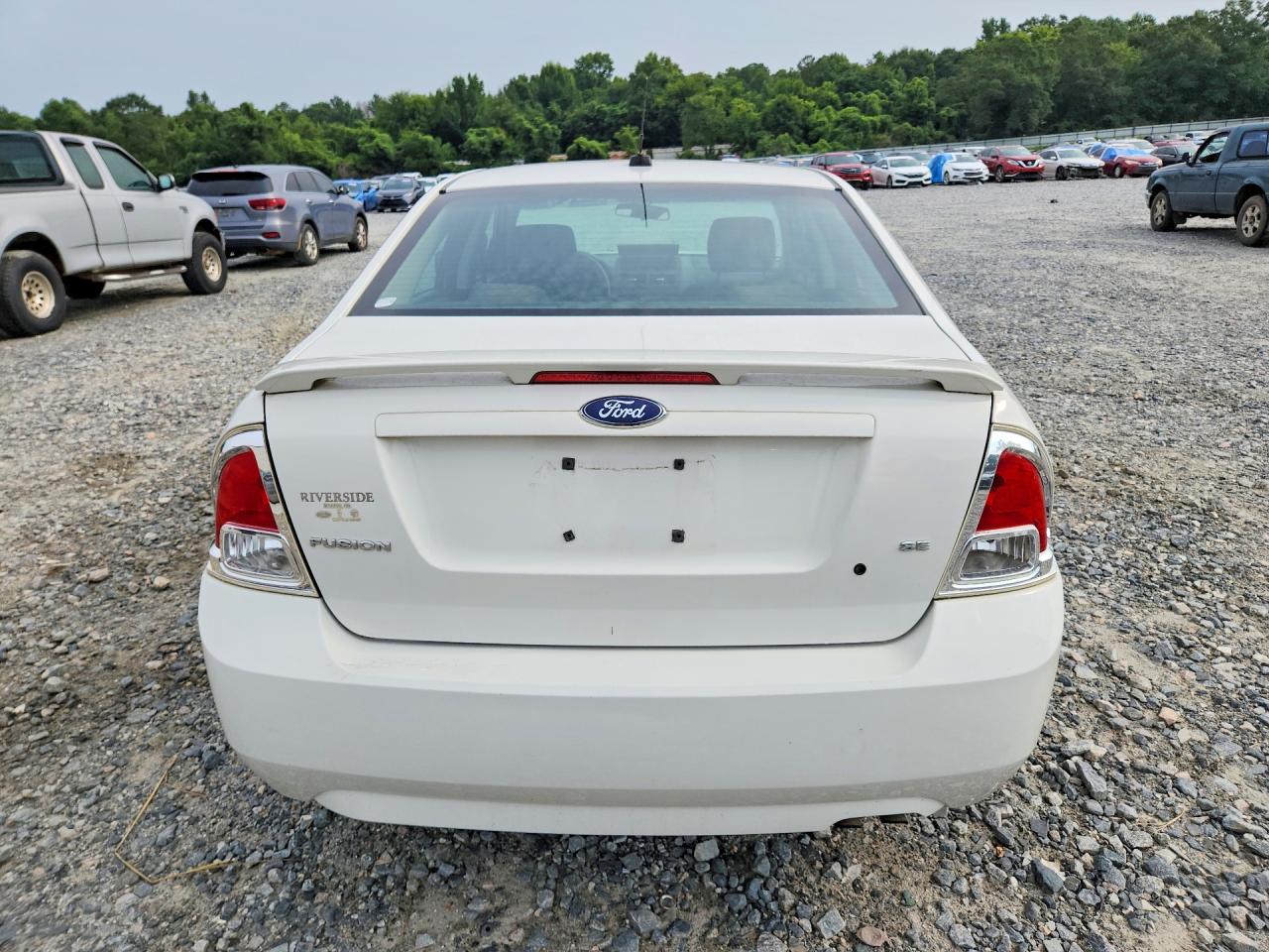 2008 Ford Fusion Se White vin: 3FAHP07Z78R137344