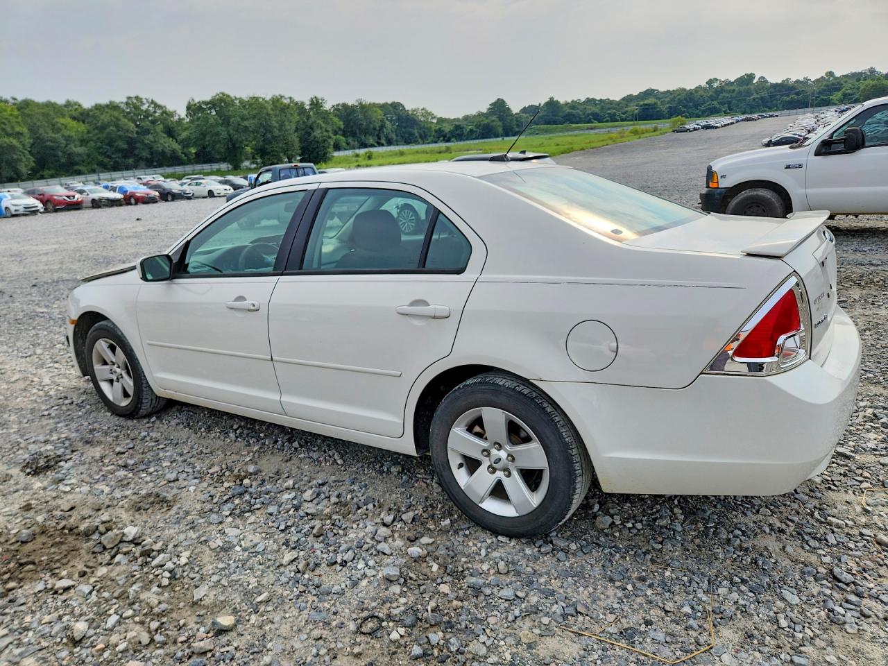 2008 Ford Fusion Se White vin: 3FAHP07Z78R137344