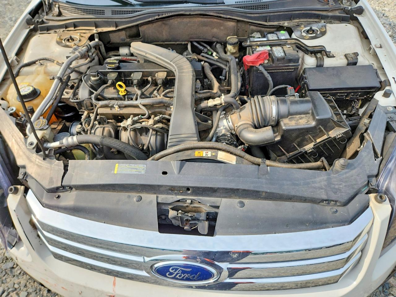 2008 Ford Fusion Se White vin: 3FAHP07Z78R137344