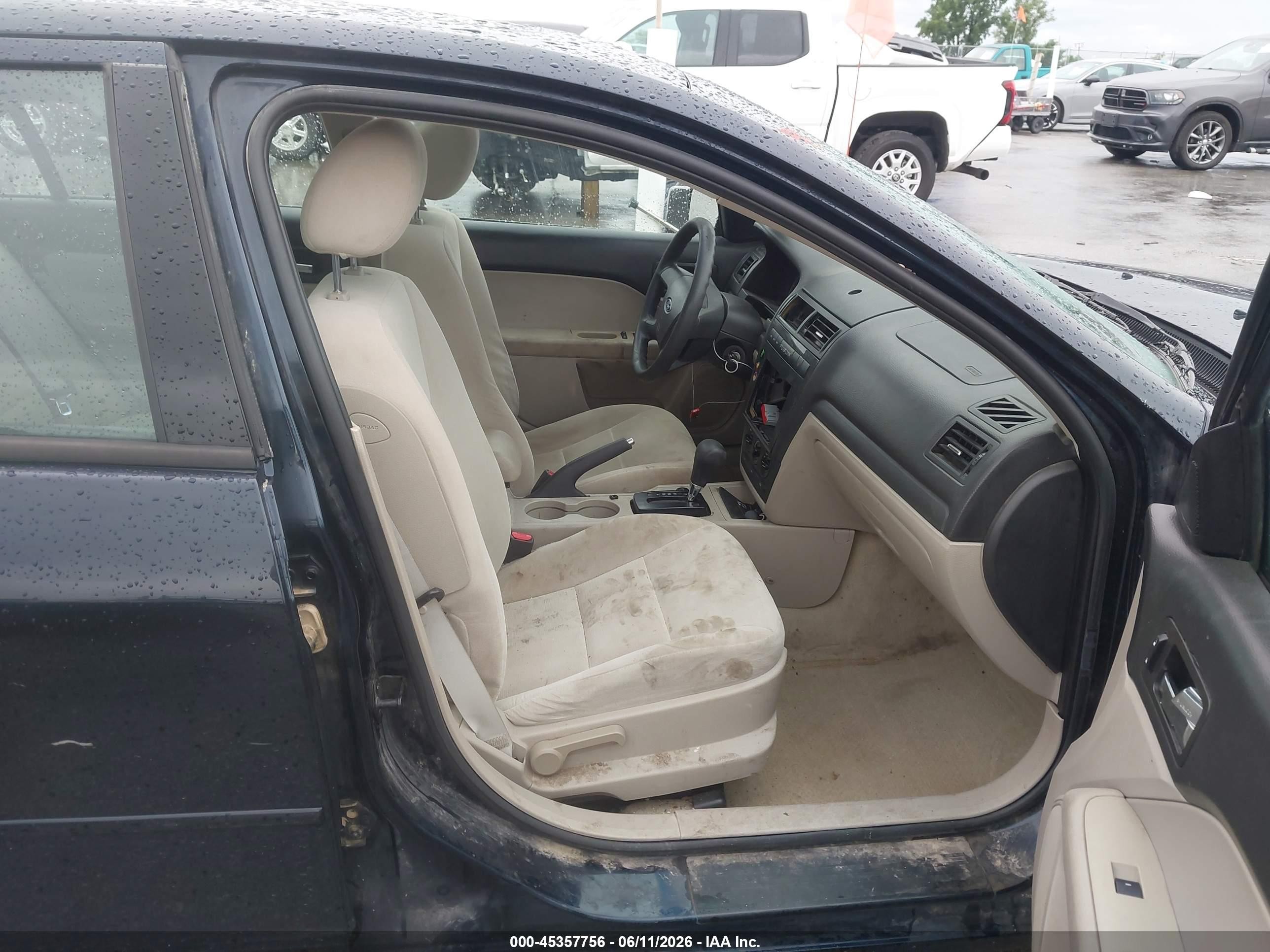 2008 Ford Fusion Se Blue vin: 3FAHP07Z78R142348