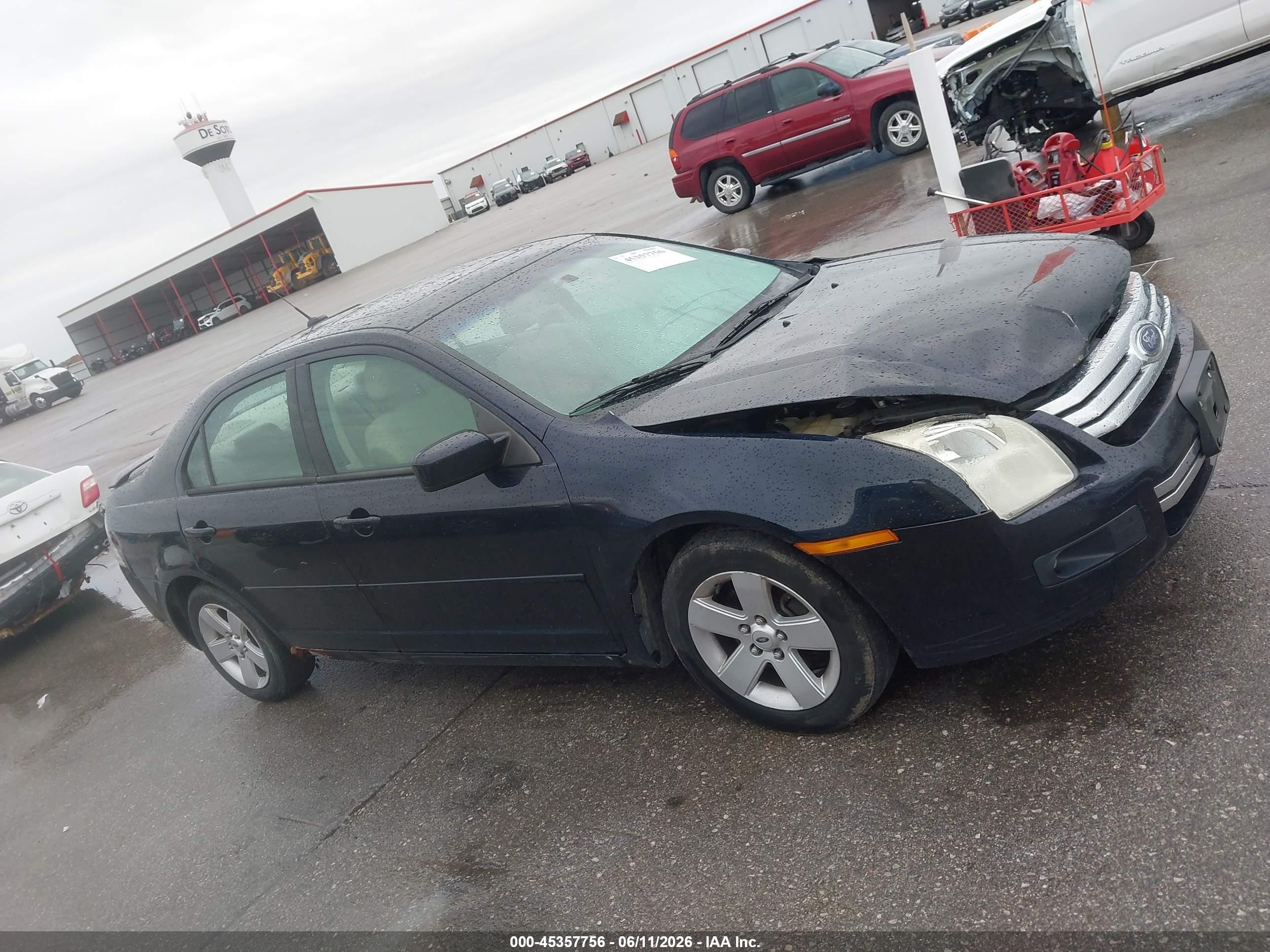 2008 Ford Fusion Se Blue vin: 3FAHP07Z78R142348