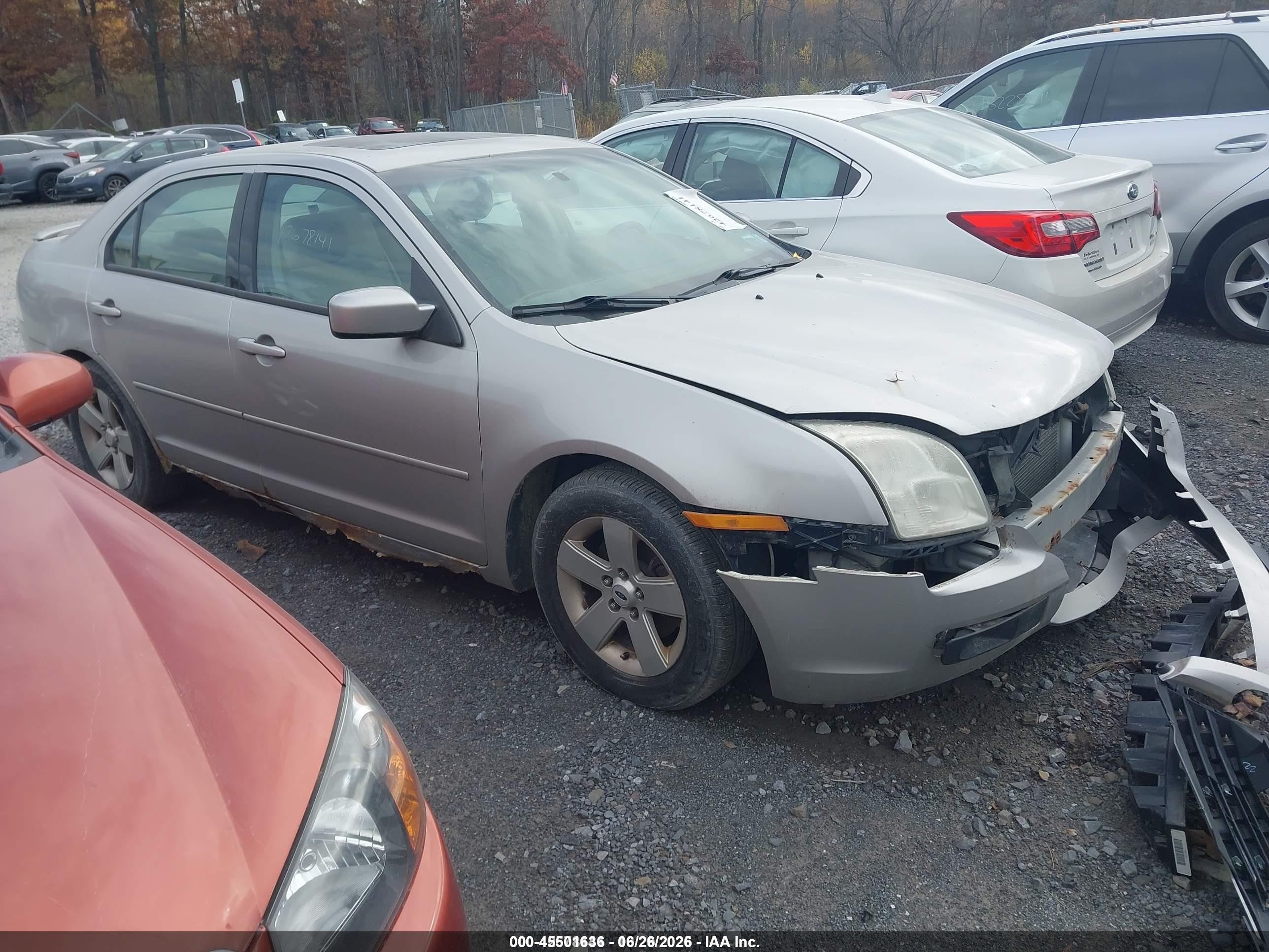 2008 Ford Fusion Se Silver vin: 3FAHP07Z78R150286