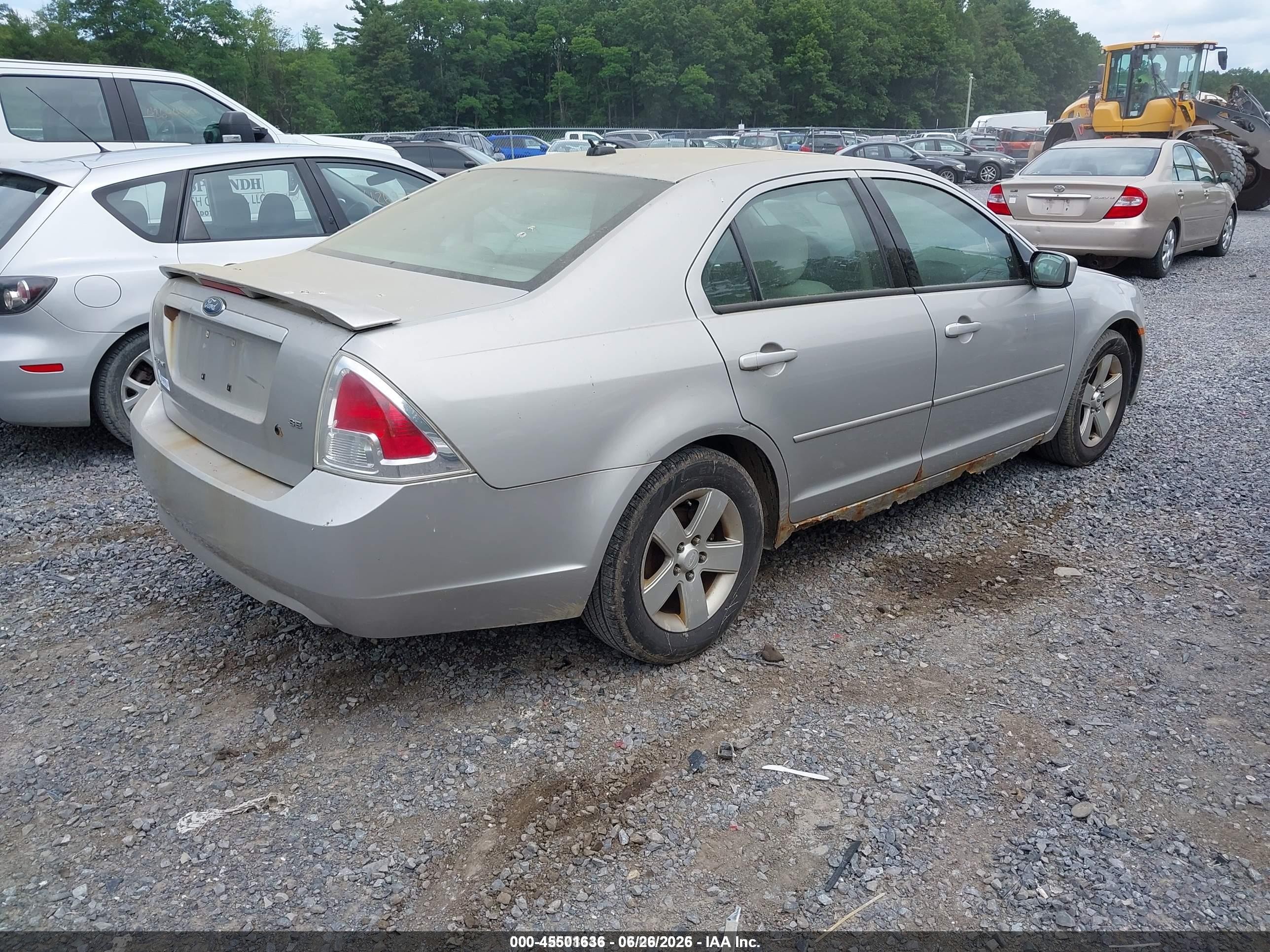 2008 Ford Fusion Se Silver vin: 3FAHP07Z78R150286