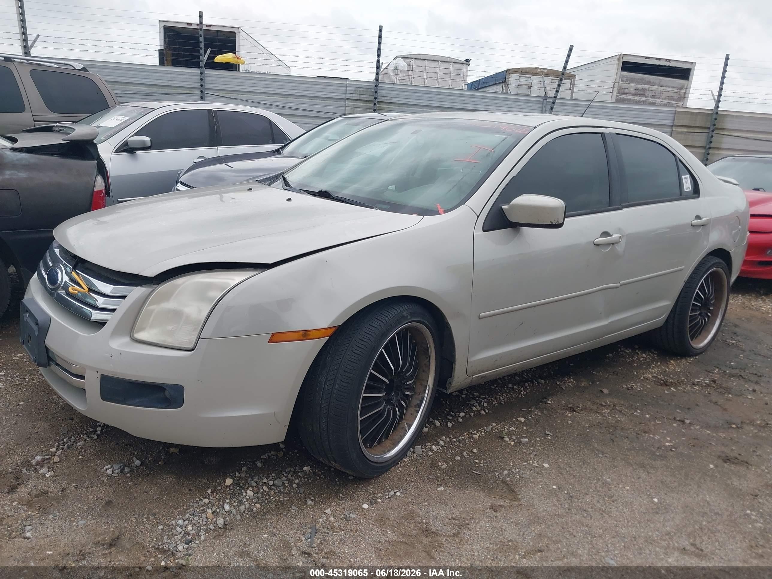 2008 Ford Fusion Se Cream vin: 3FAHP07Z78R218070