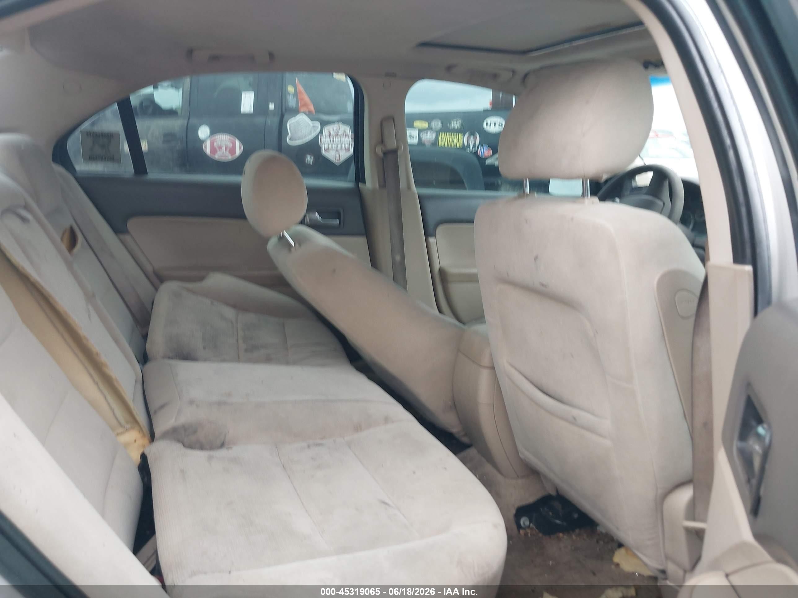 2008 Ford Fusion Se Cream vin: 3FAHP07Z78R218070
