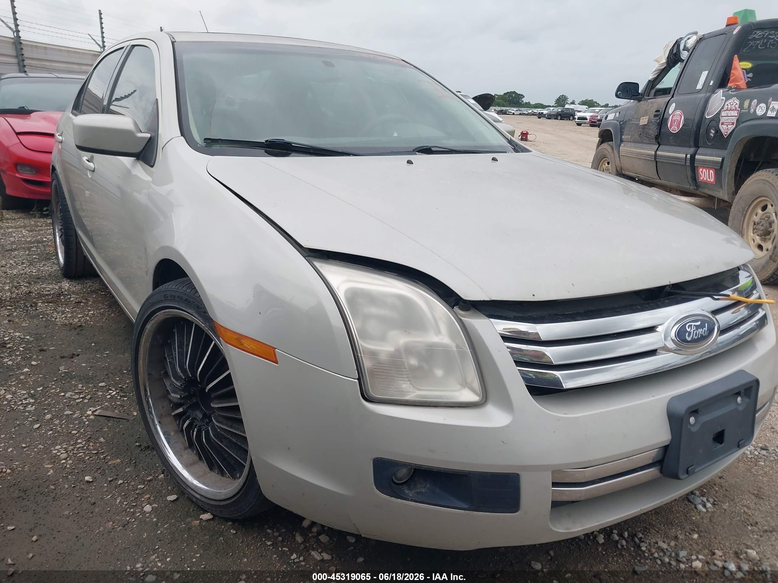 2008 Ford Fusion Se Cream vin: 3FAHP07Z78R218070