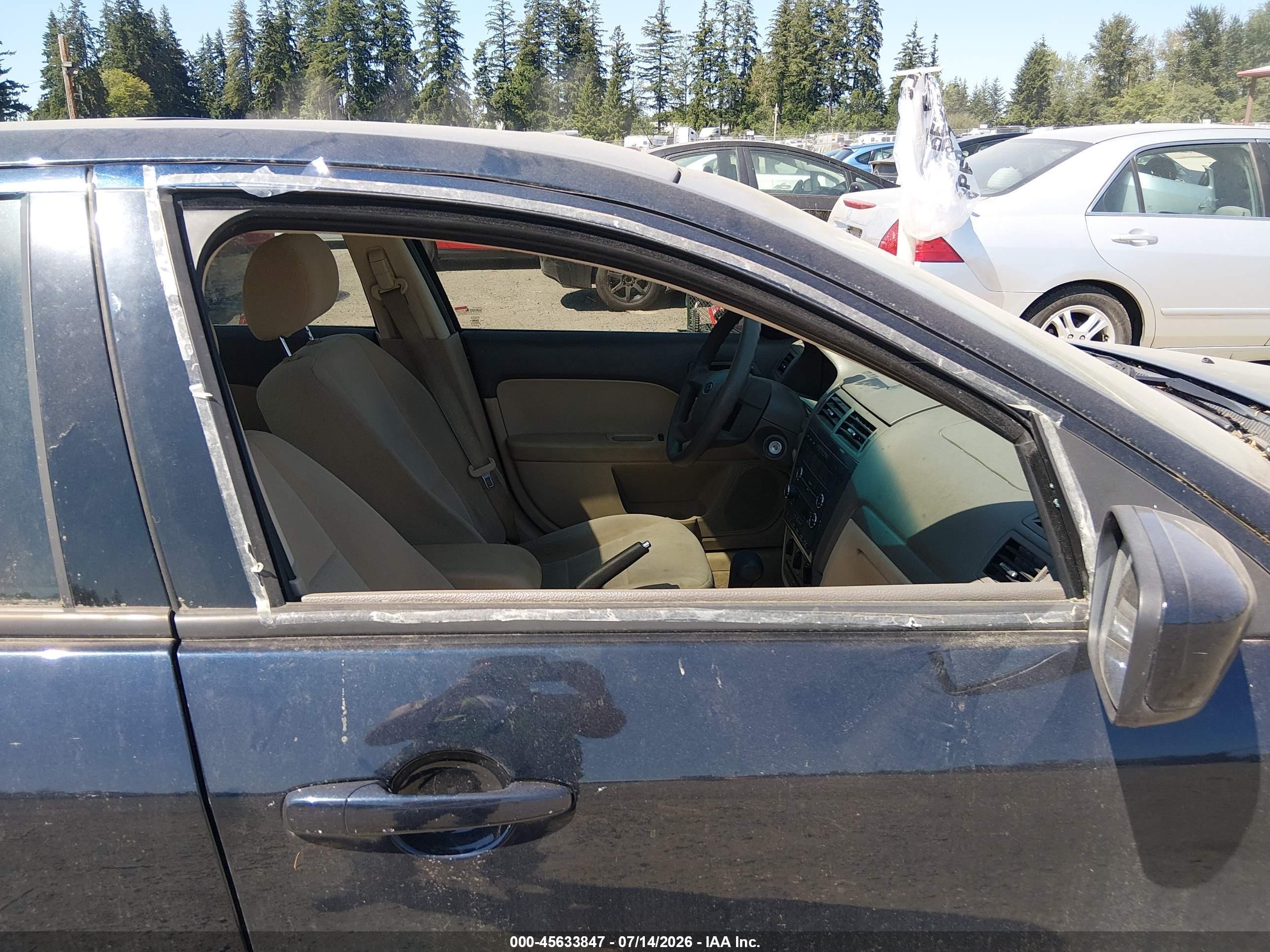 2008 Ford Fusion Se Черный vin: 3FAHP07Z78R257032