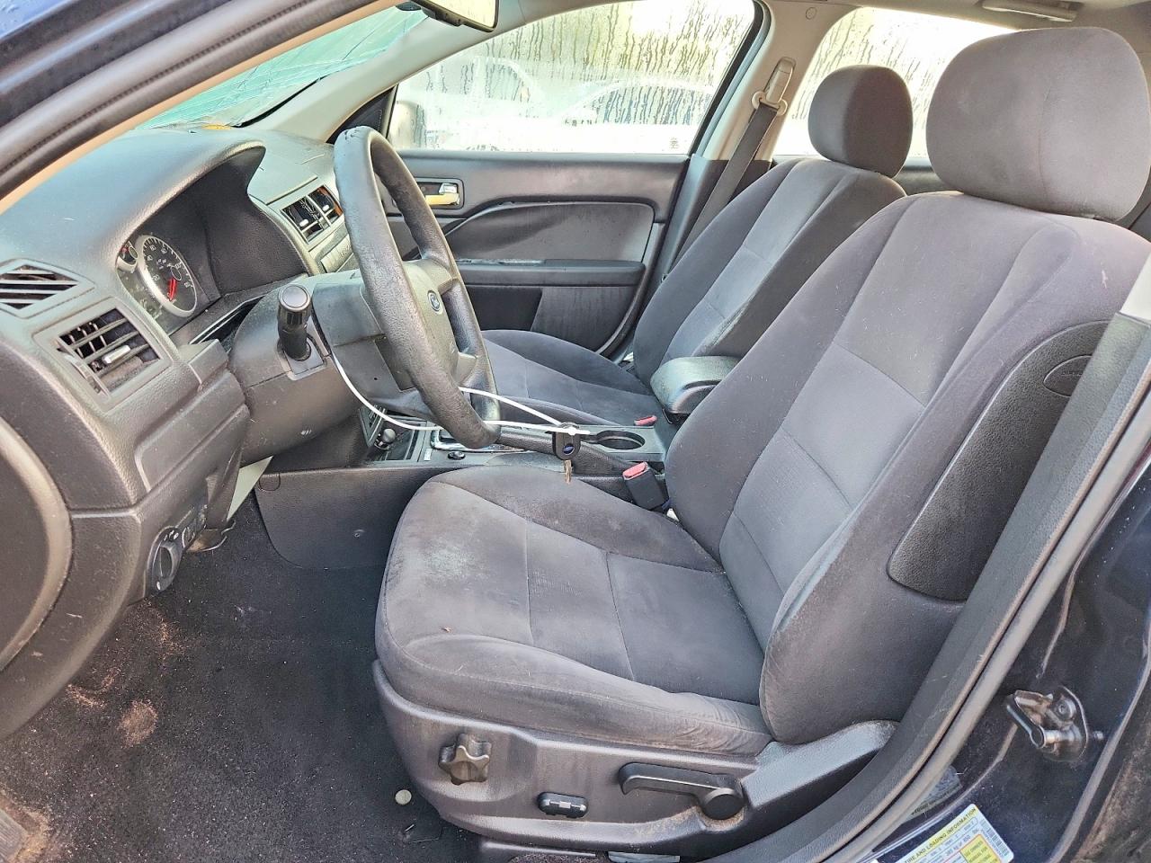 2008 Ford Fusion Se Black vin: 3FAHP07Z78R263431