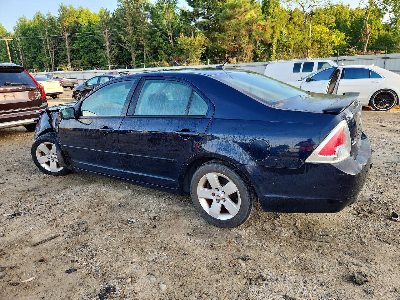 2008 Ford Fusion Se Black vin: 3FAHP07Z78R263431
