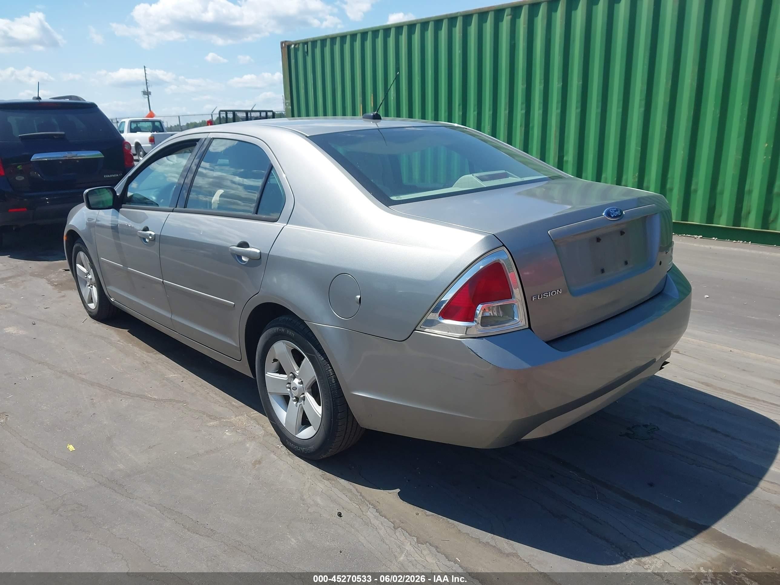 2008 Ford Fusion Se Silver vin: 3FAHP07Z78R271433