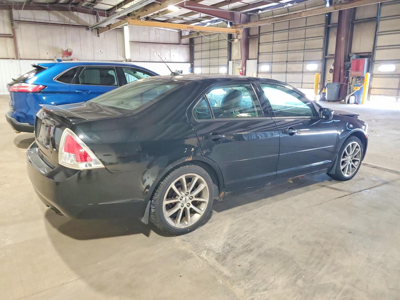 2009 Ford Fusion Se Black vin: 3FAHP07Z79R138267