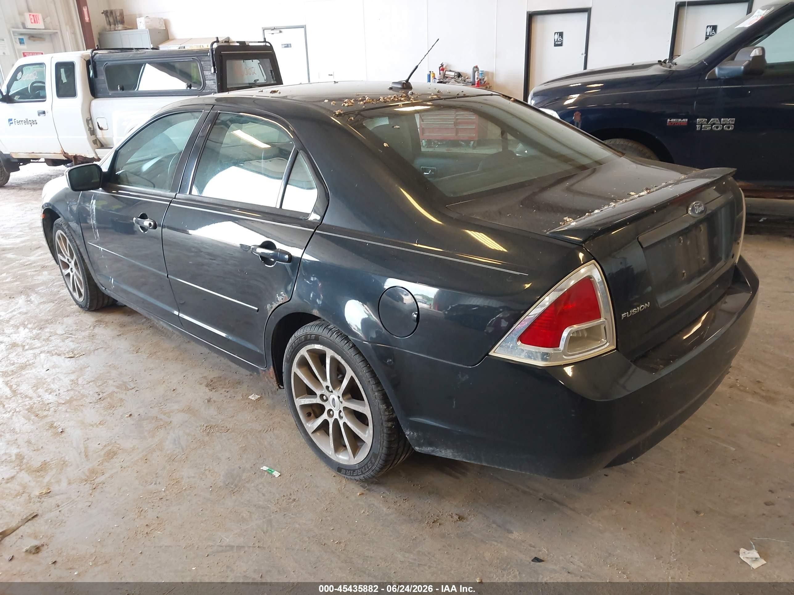 2009 Ford Fusion Se Black vin: 3FAHP07Z79R142450