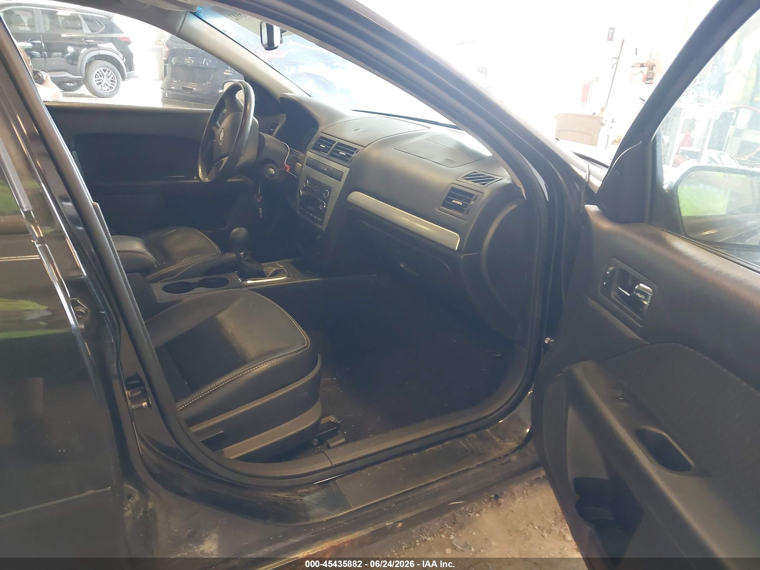 2009 Ford Fusion Se Black vin: 3FAHP07Z79R142450