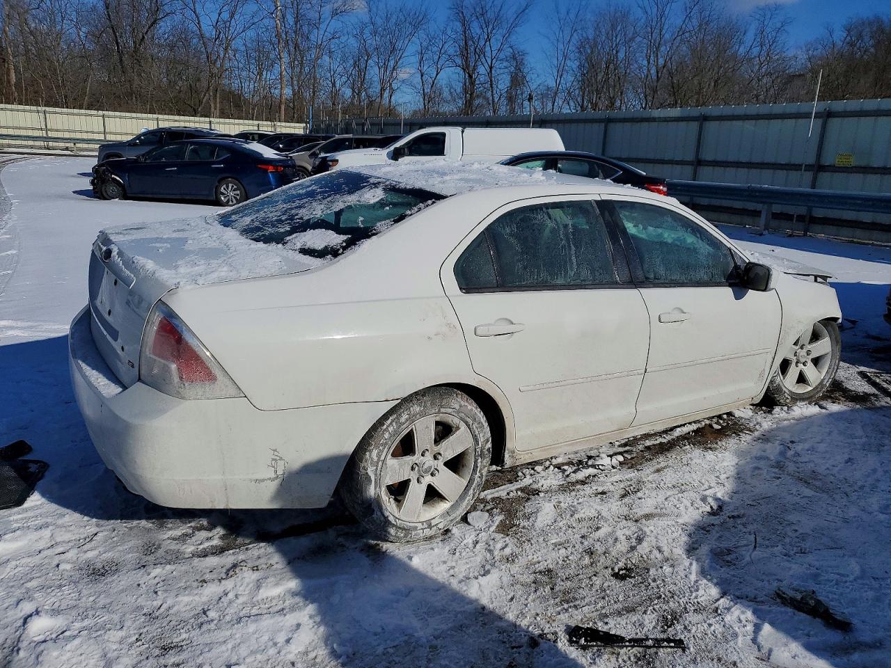 2007 Ford Fusion Se White vin: 3FAHP07Z87R111608