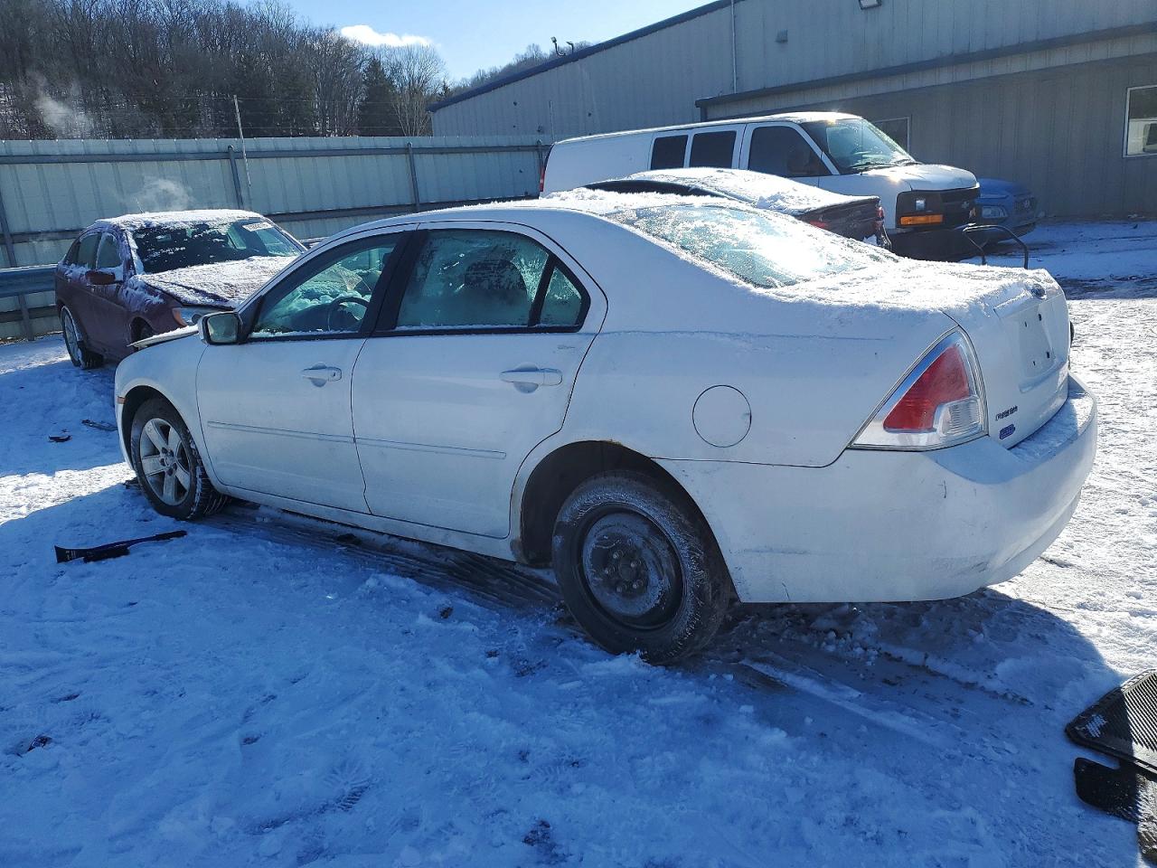 2007 Ford Fusion Se White vin: 3FAHP07Z87R111608