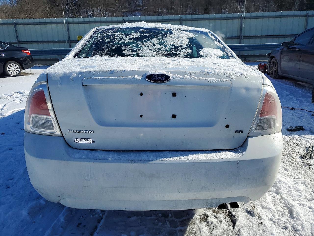 2007 Ford Fusion Se White vin: 3FAHP07Z87R111608
