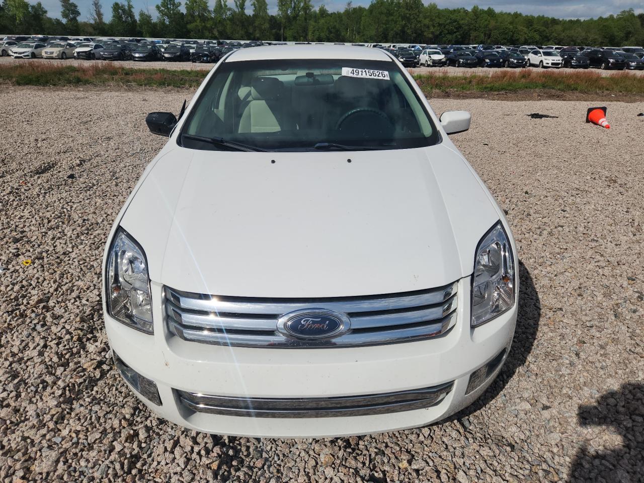2007 Ford Fusion White vin: 3FAHP07Z87R130756