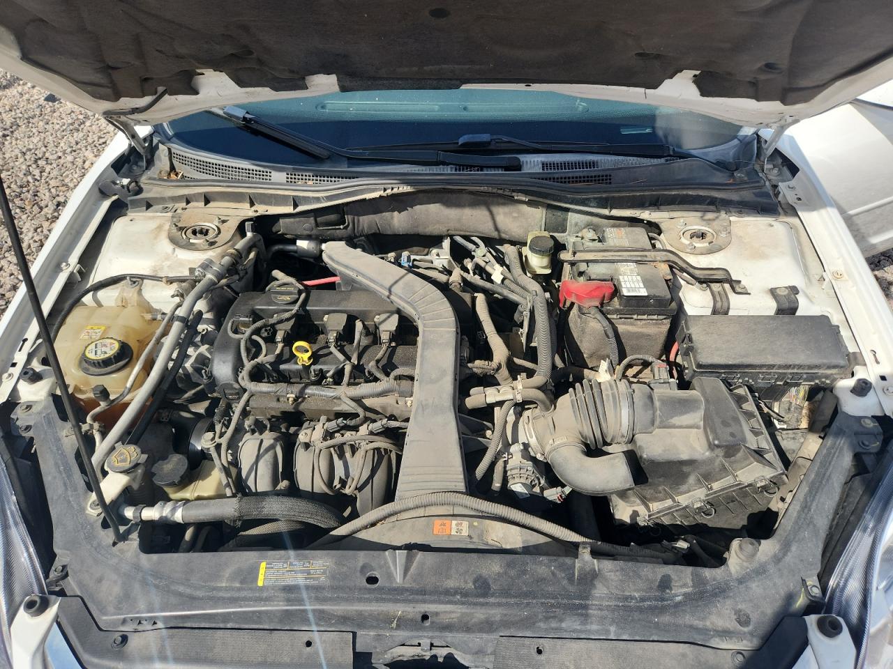 2007 Ford Fusion White vin: 3FAHP07Z87R130756