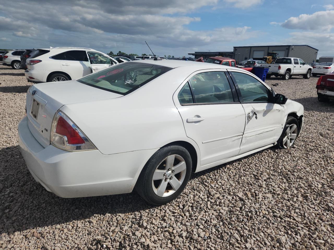 2007 Ford Fusion White vin: 3FAHP07Z87R130756