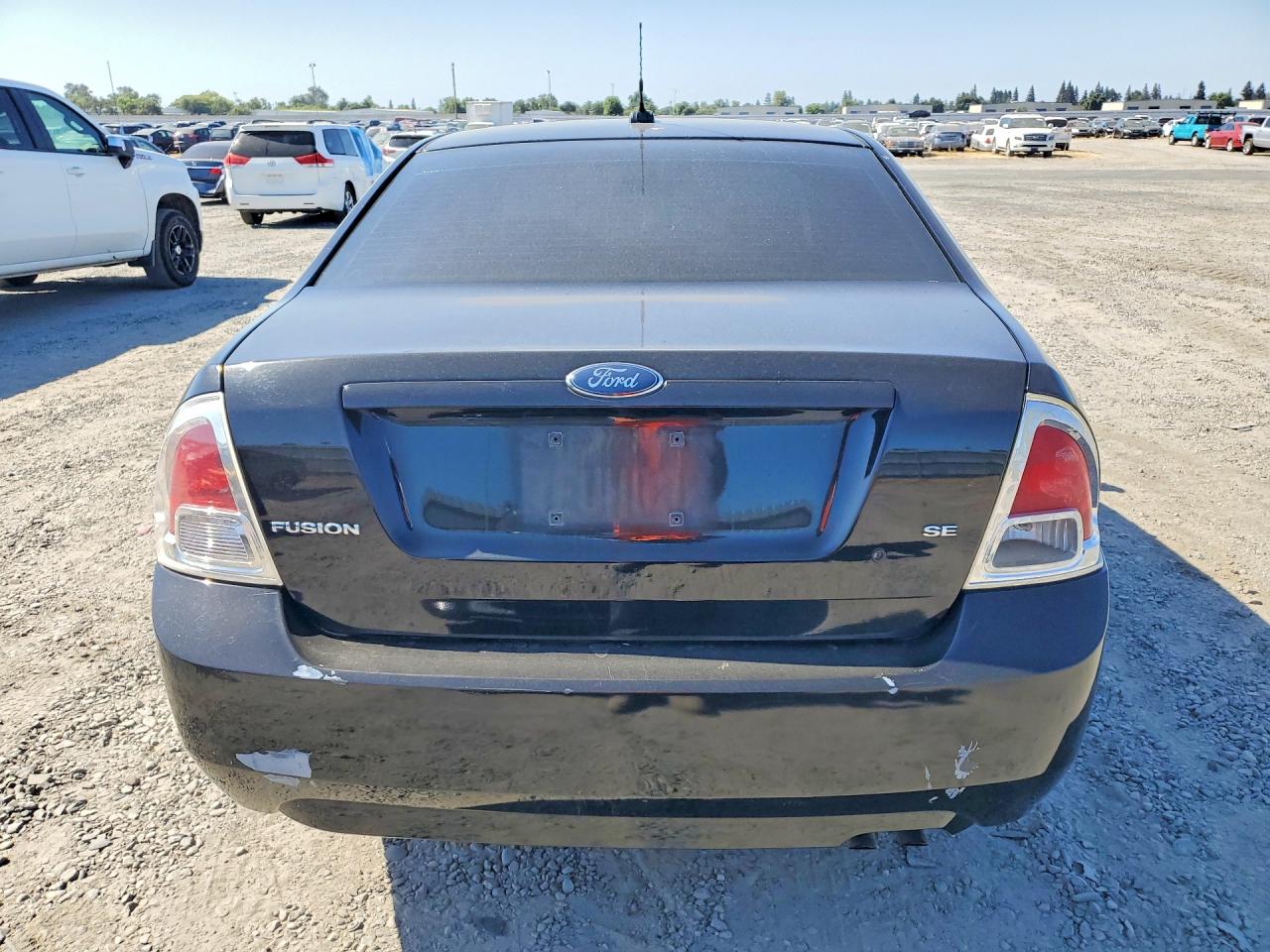 2007 Ford Fusion Se Black vin: 3FAHP07Z87R159514