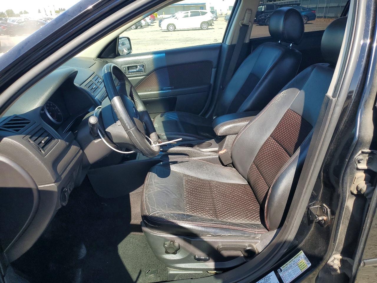 2007 Ford Fusion Se Black vin: 3FAHP07Z87R159514