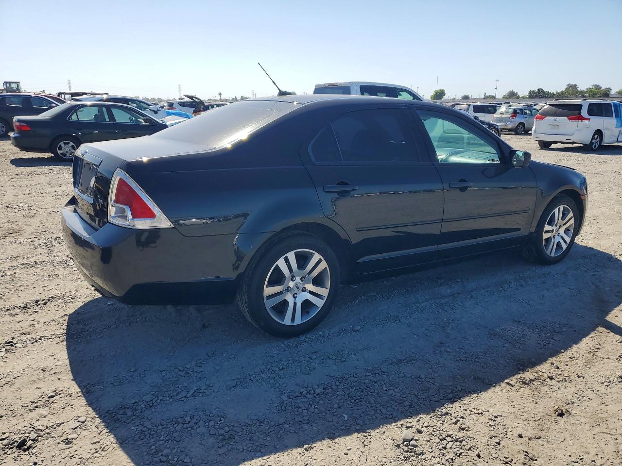 2007 Ford Fusion Se Black vin: 3FAHP07Z87R159514