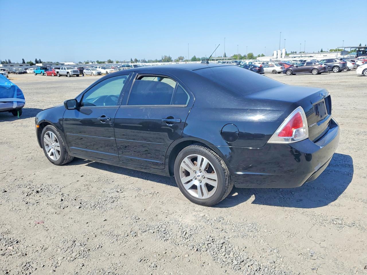 2007 Ford Fusion Se Black vin: 3FAHP07Z87R159514