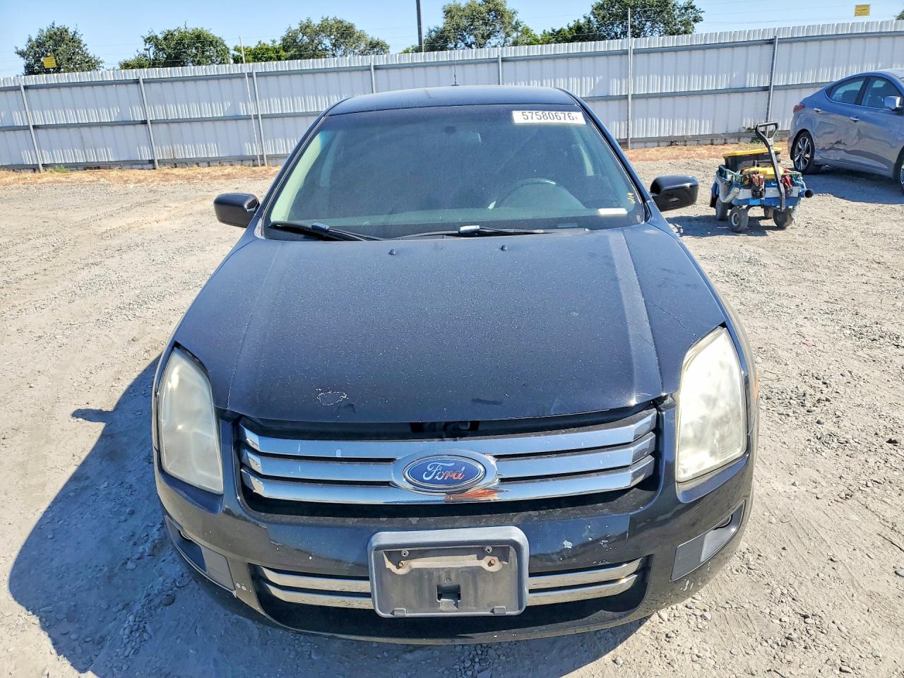 2007 Ford Fusion Se Black vin: 3FAHP07Z87R159514