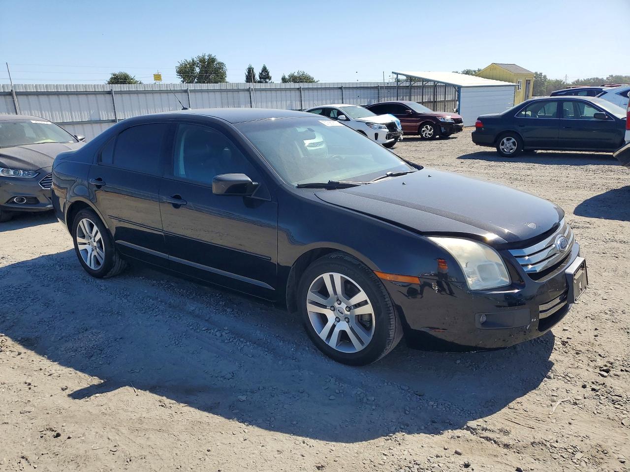 2007 Ford Fusion Se Black vin: 3FAHP07Z87R159514