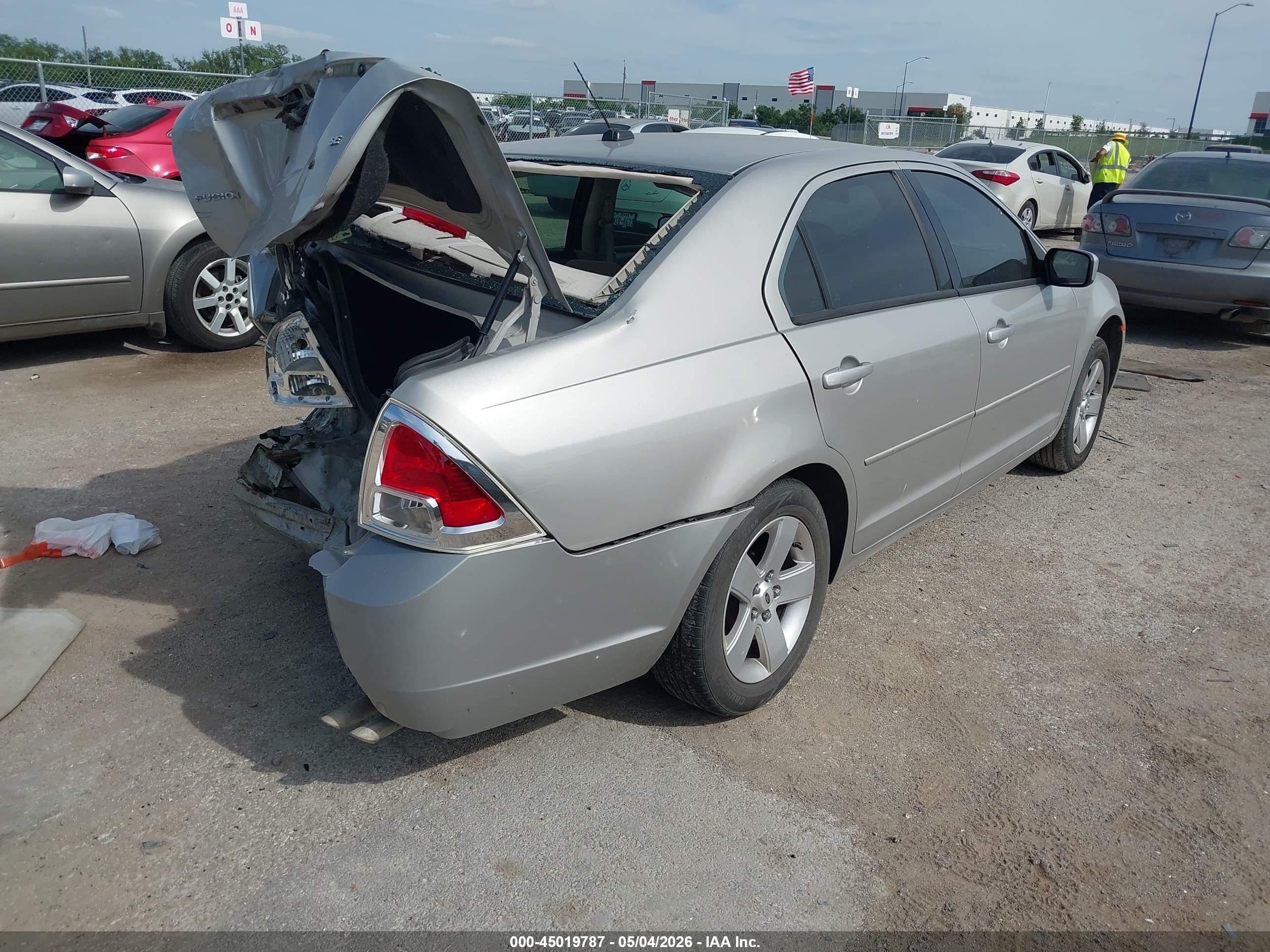 2007 Ford Fusion Se Silver vin: 3FAHP07Z87R189970