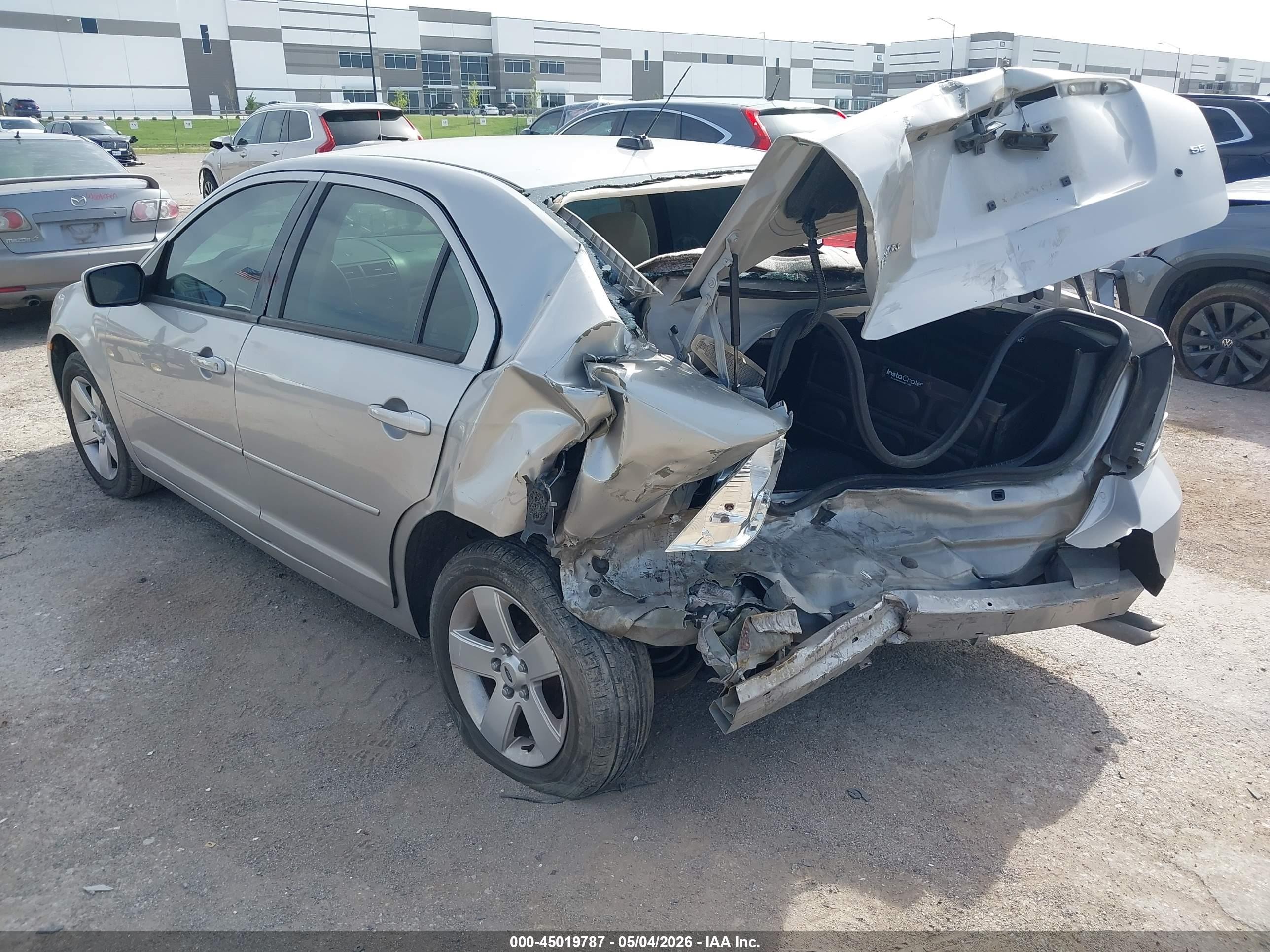 2007 Ford Fusion Se Silver vin: 3FAHP07Z87R189970