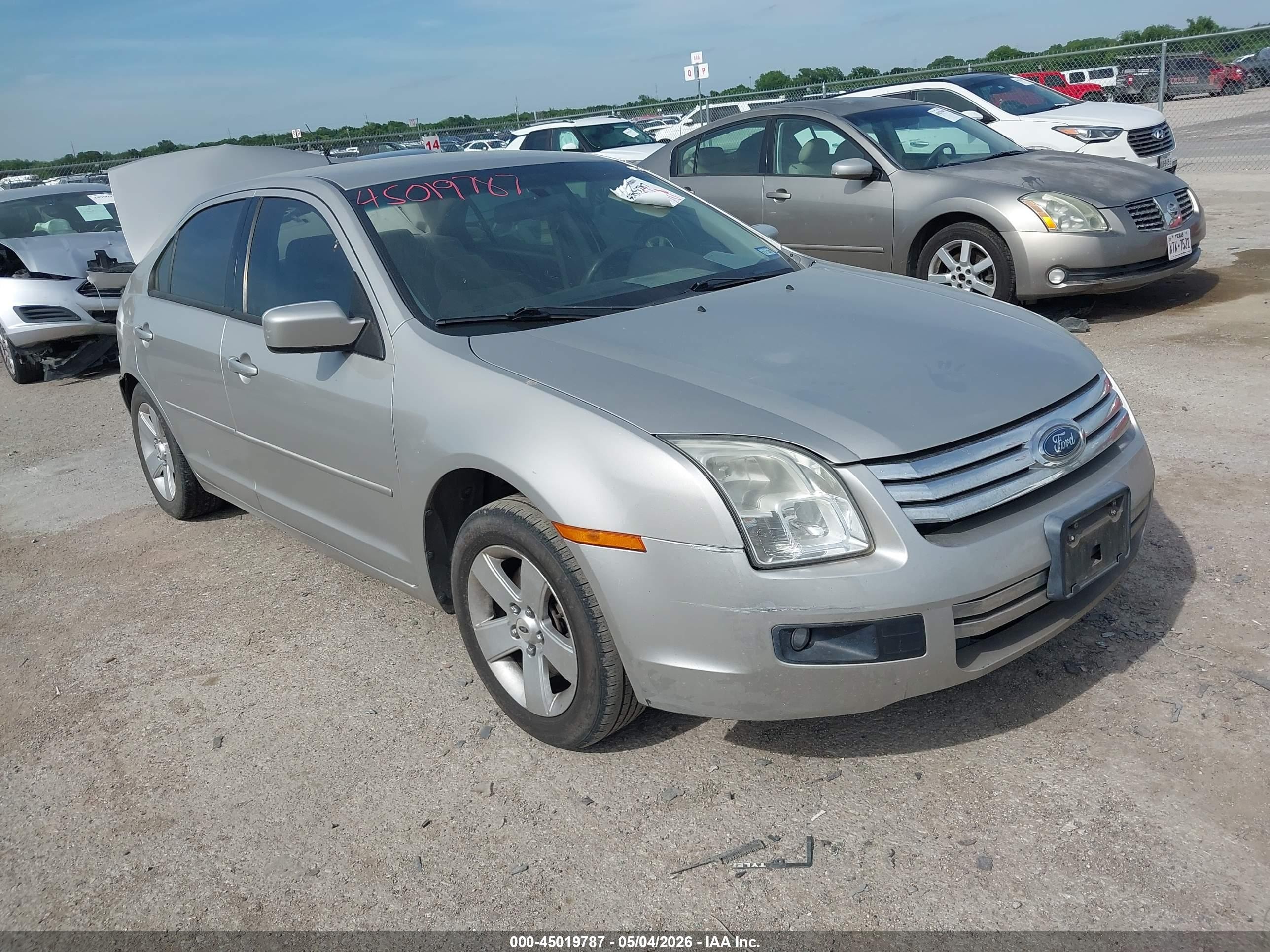 2007 Ford Fusion Se Silver vin: 3FAHP07Z87R189970