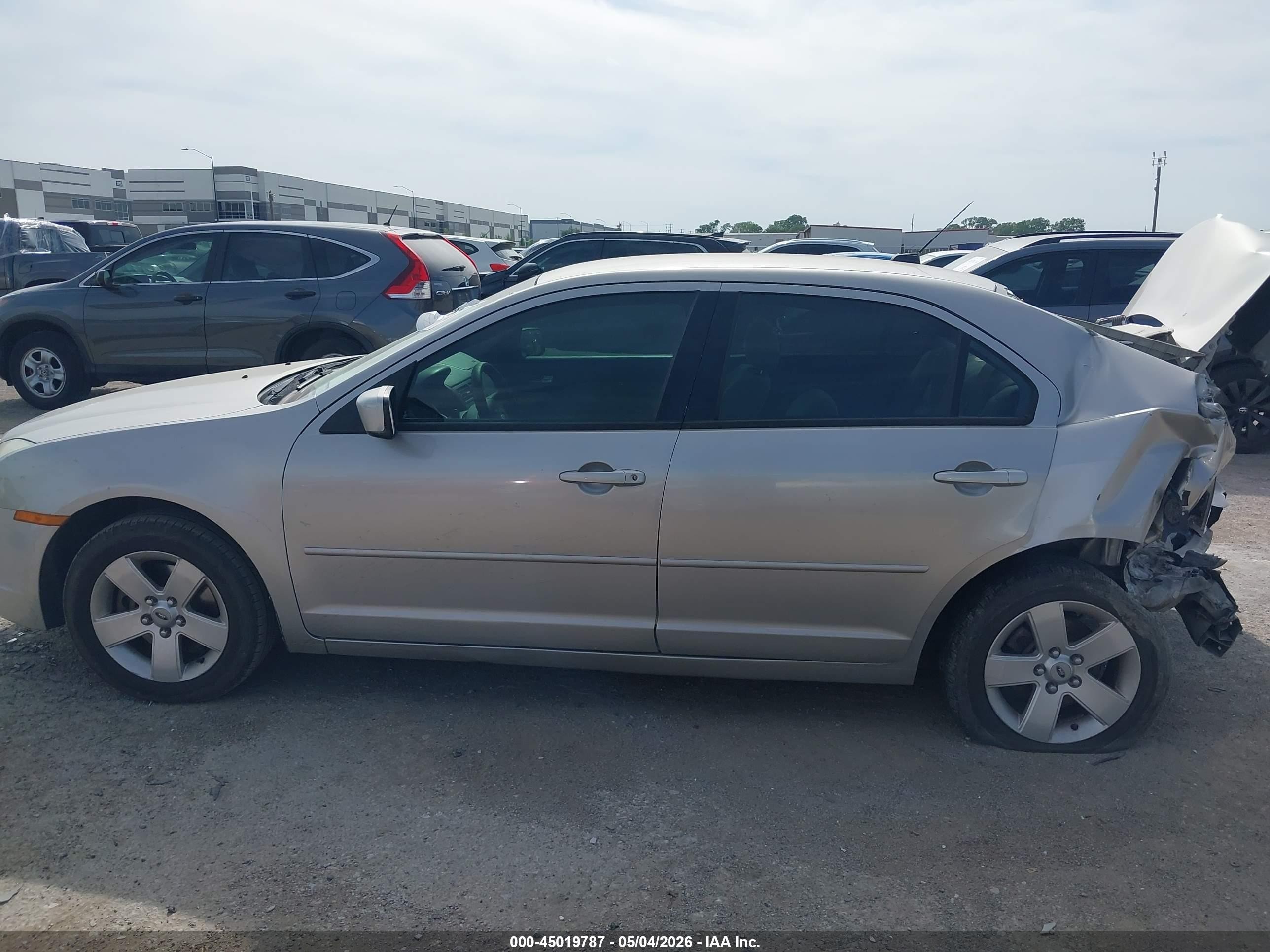 2007 Ford Fusion Se Silver vin: 3FAHP07Z87R189970