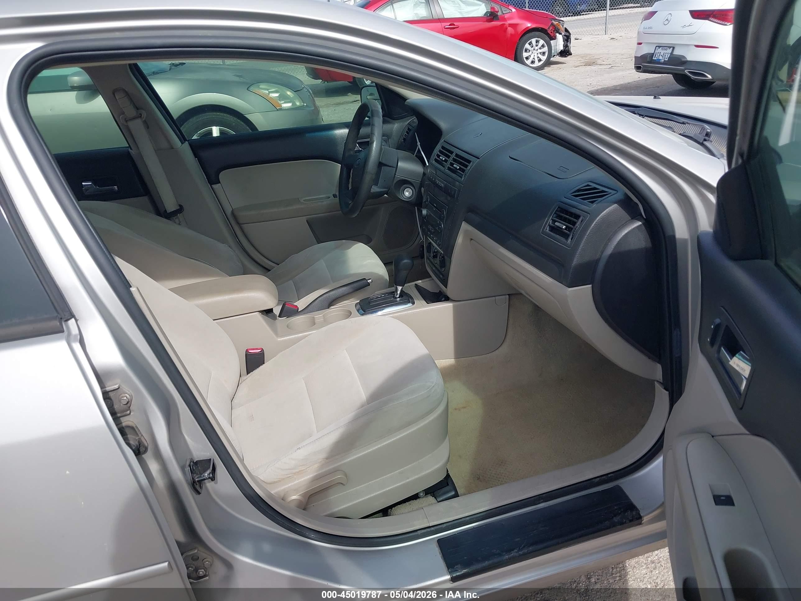 2007 Ford Fusion Se Silver vin: 3FAHP07Z87R189970