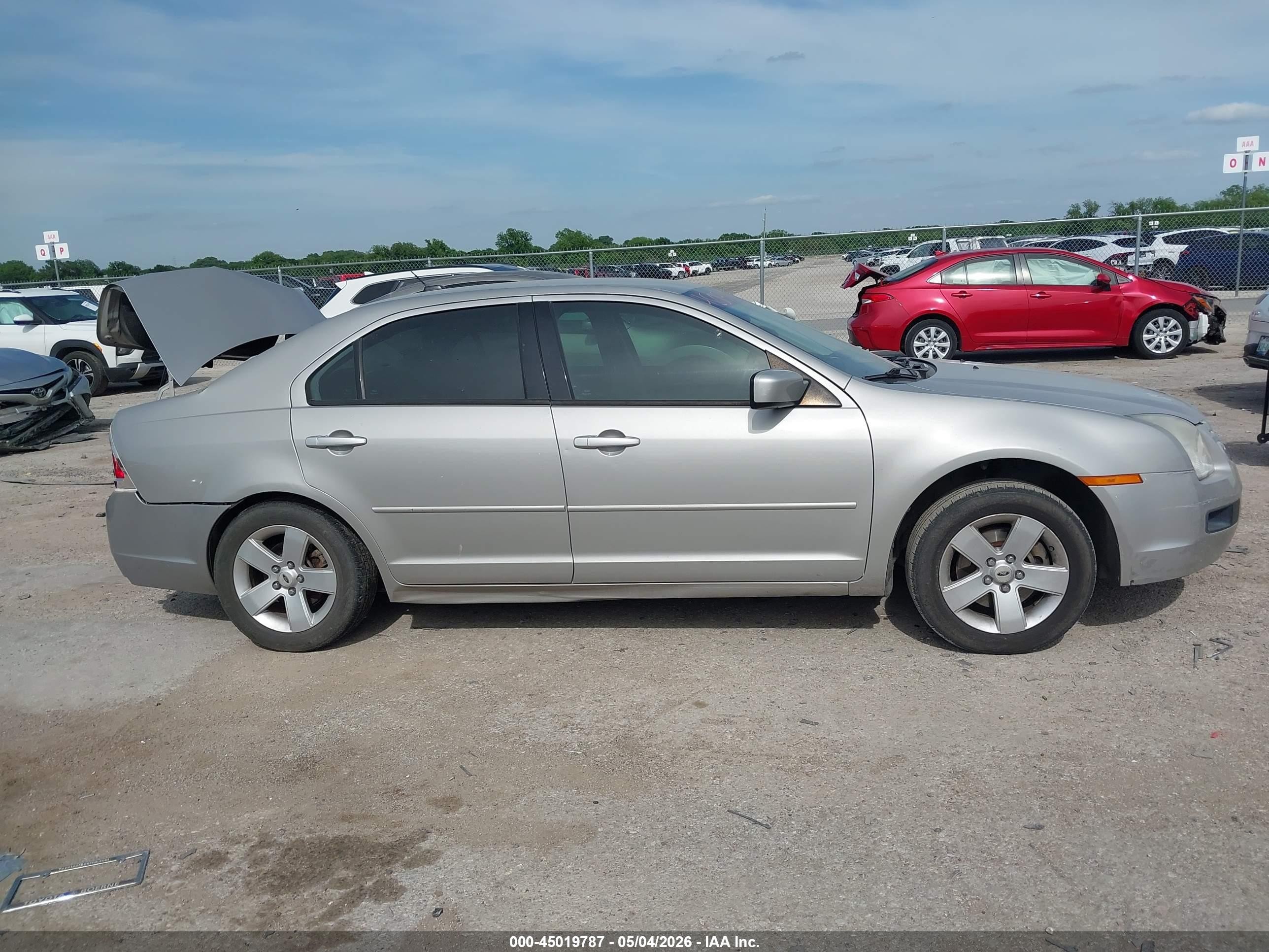 2007 Ford Fusion Se Silver vin: 3FAHP07Z87R189970